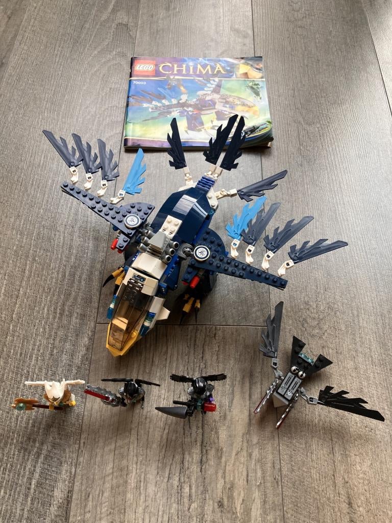 LEGO Chima Eris' Eagle Interceptor - 70003, Overige thema's, Lego, Compleet, Ophalen of Verzenden