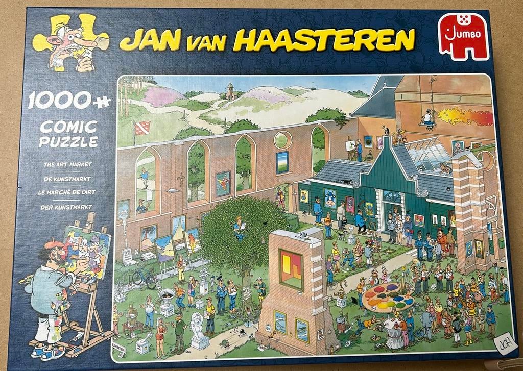 Ruilen? Puzzel Van Haasteren (De Kunstmarkt), Hobby en Vrije tijd, Denksport en Puzzels, Ophalen, 500 t/m 1500 stukjes, Zo goed als nieuw