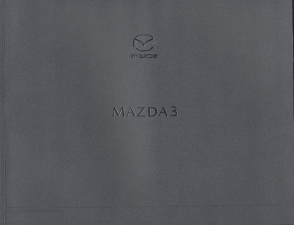 Brochure Mazda 3 2019, Boeken, Auto's | Folders en Tijdschriften, Ophalen of Verzenden, Gelezen, Mazda
