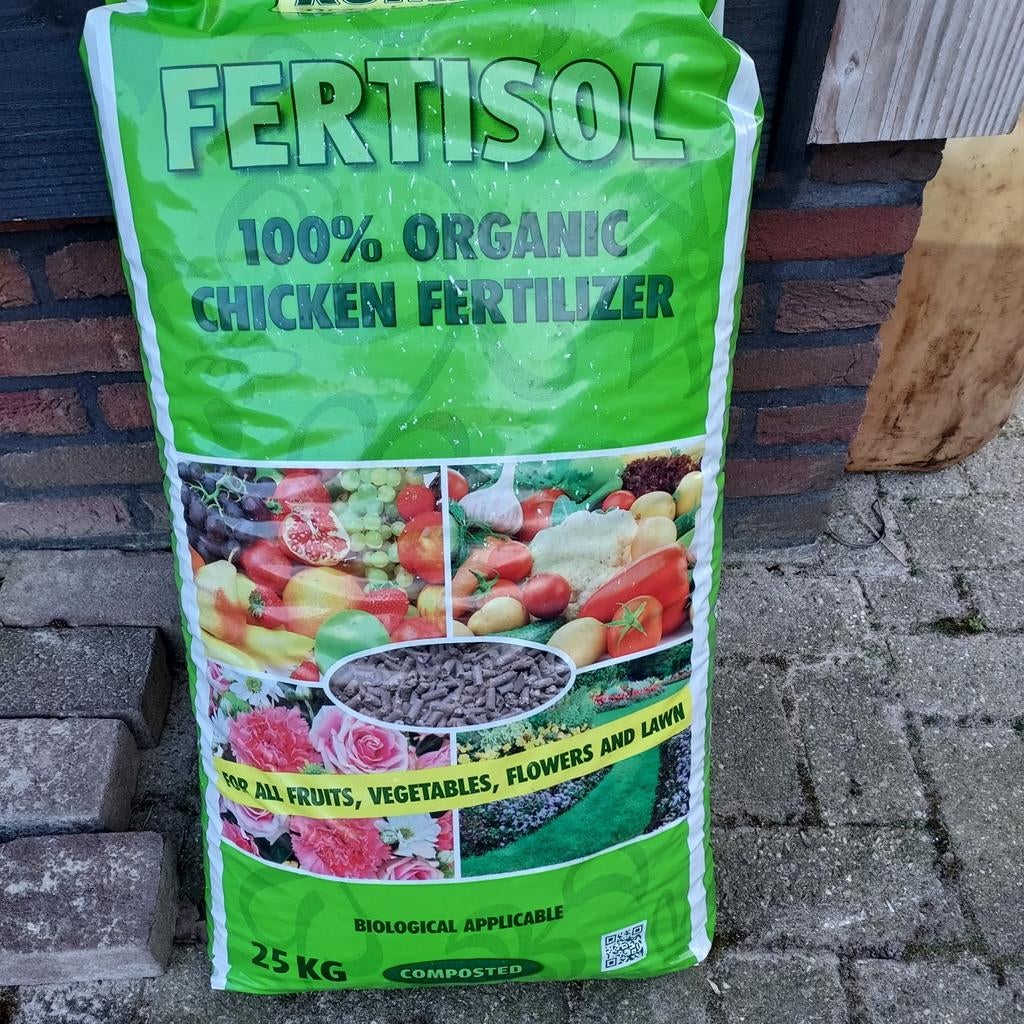 Kippenmest, Ophalen, Tuinaarde