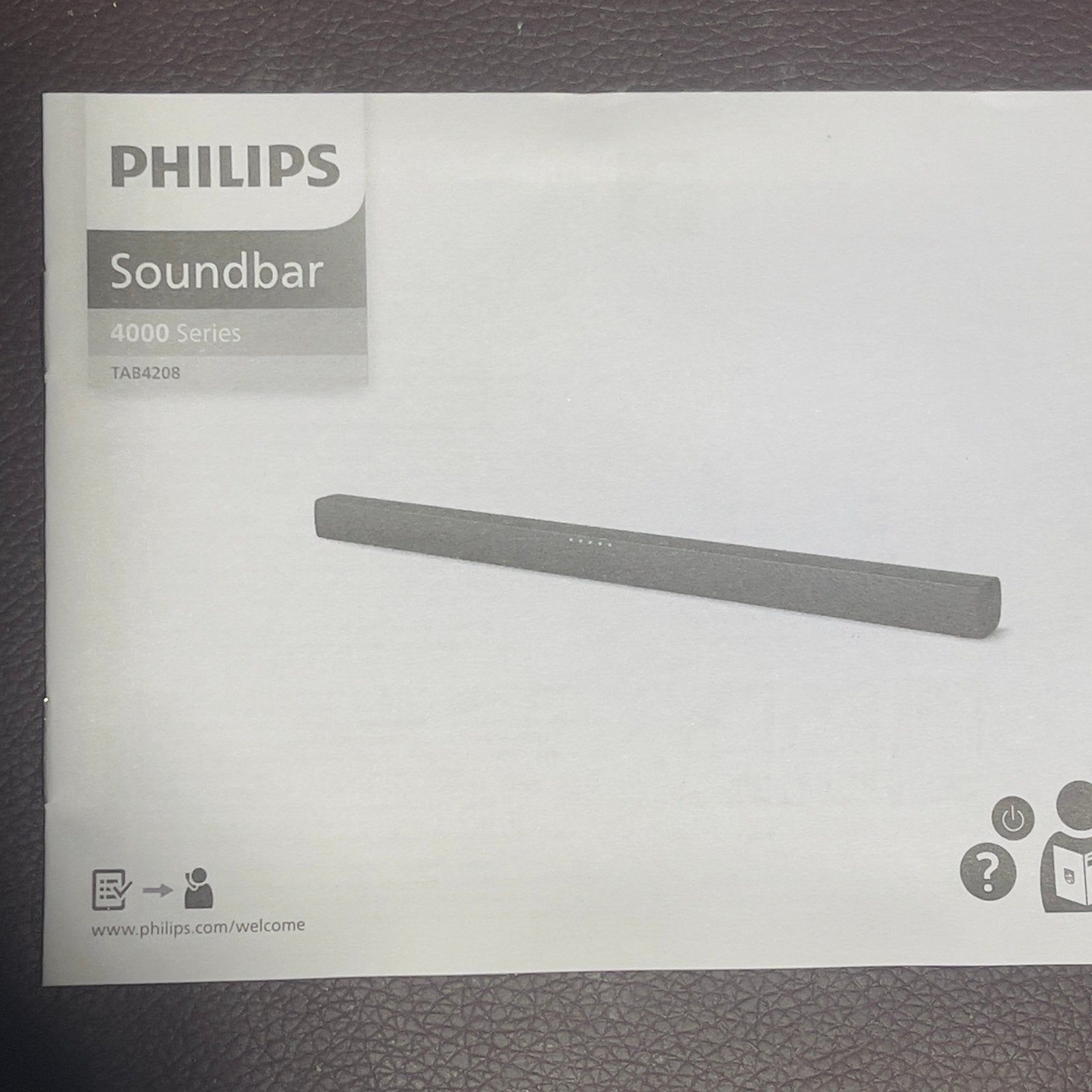 Philips Soundbar 4000 Series TAB4208, Ophalen, Bluetooth, Gebruikt