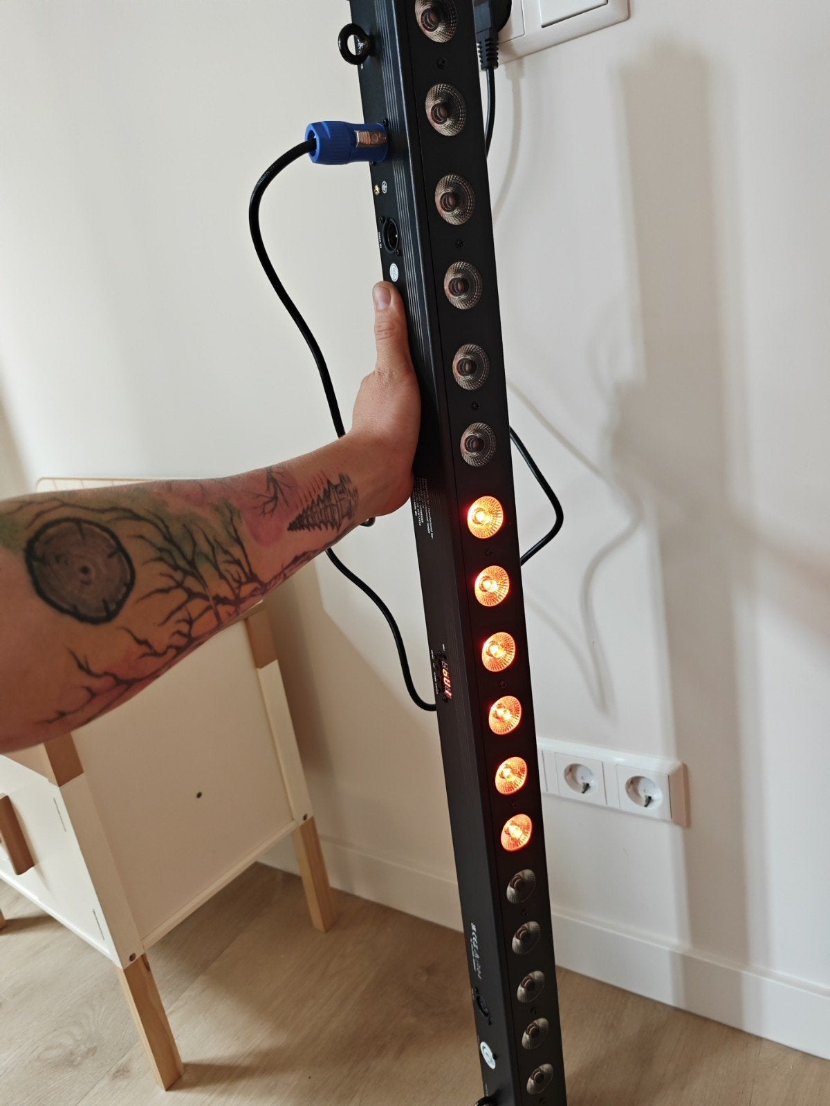 LED Bar 18 Pure Light RGB - 3 segmenten, PowerCon, Ophalen of Verzenden, Licht