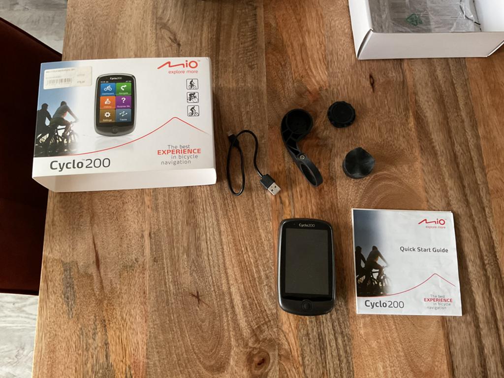 Mio cyclo 200, Ophalen, Zo goed als nieuw