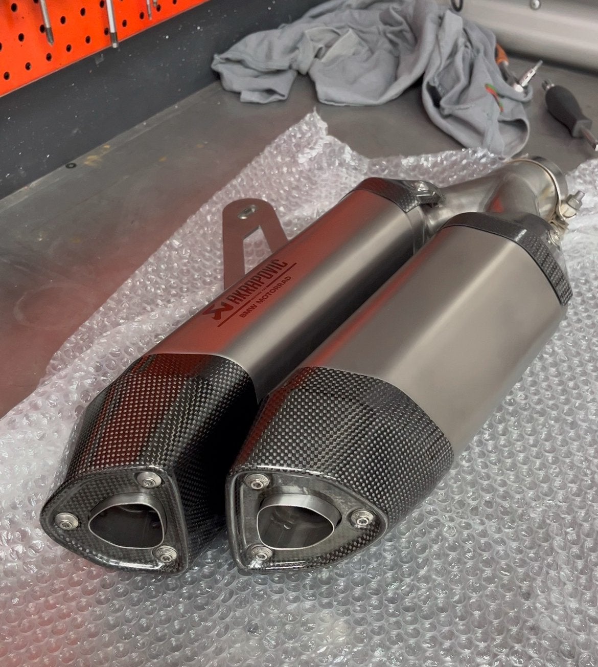 Akrapovic BMW R1300GS uitlaat, Ophalen of Verzenden, Gebruikt