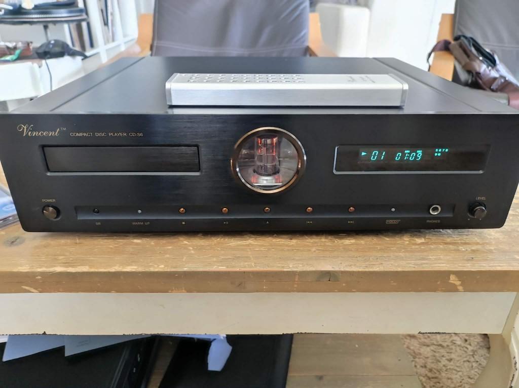 VINCENT CD S6 Audiophile buizen cd speler, Verzenden, Zo goed als nieuw, Overige merken