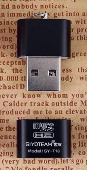 Draagbare Mini USB 2.0 Micro SD TF kaartlezer, Ophalen of Verzenden, Nieuw, Overige typen
