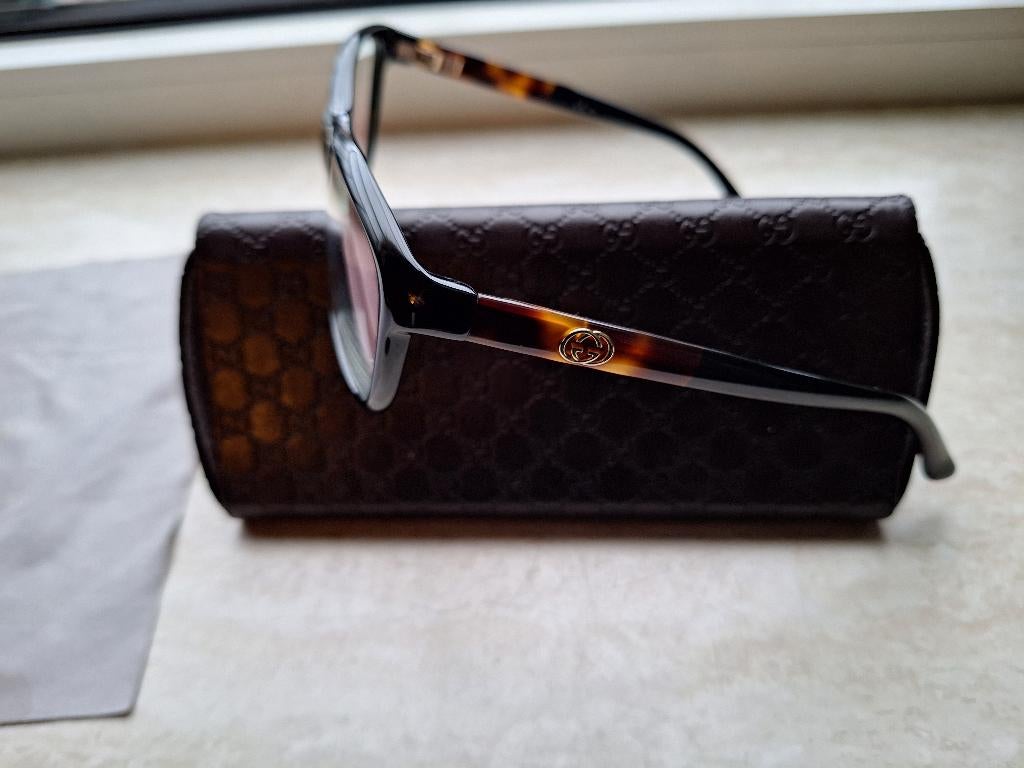 Gucci bril montuur., Overige merken, Bruin, Ophalen of Verzenden, Zo goed als nieuw