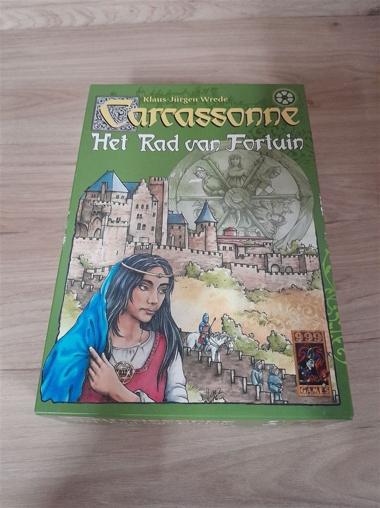 Carcassonne het rad van Fortuin - 999 games - s4104, Verzenden, Zo goed als nieuw