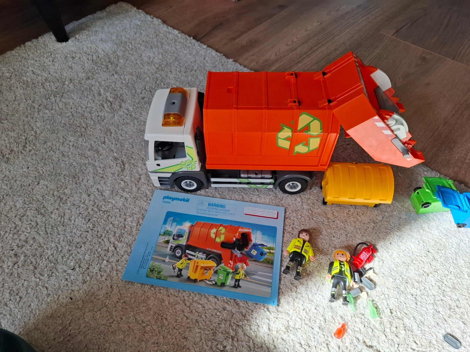 Playmobil vuilniswagen 70200, Kinderen en Baby's, Speelgoed | Playmobil, Ophalen, Gebruikt, Complete set, Voertuig