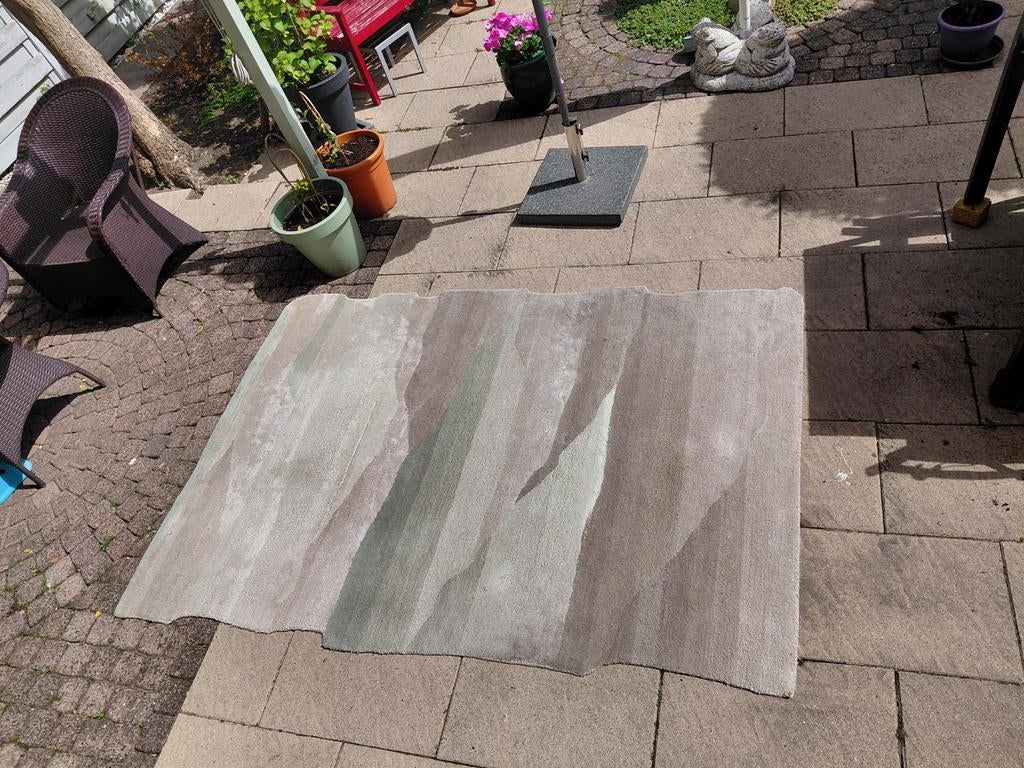 Apart Vloerkleed Beige Groen Bruin 160x230 cm, Ophalen
