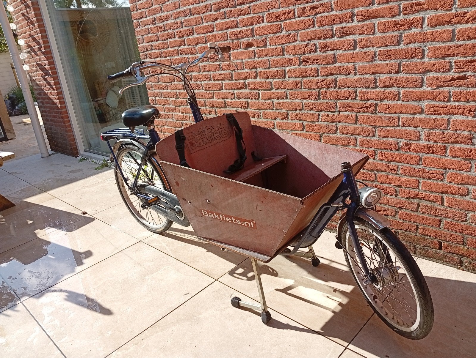 Bakfiets met aandacht nodig - ideaal voor handige klusser, Gebruikt, 2 kinderen, Trommelrem, Ophalen