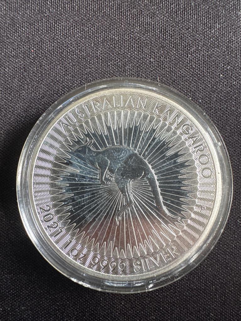 2021 Australische Kangaroo ZilverMunt 1 oz, Ophalen of Verzenden, Zilver