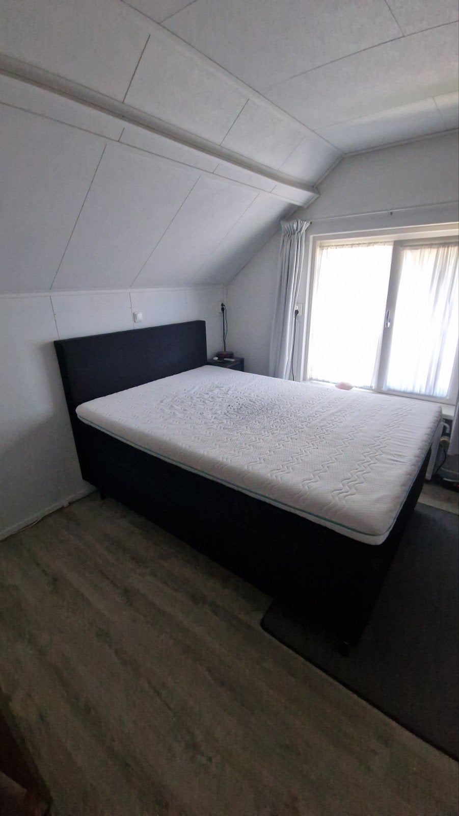 2 Persoons boxspring, Ophalen, Gebruikt, Tweepersoons, 140 cm