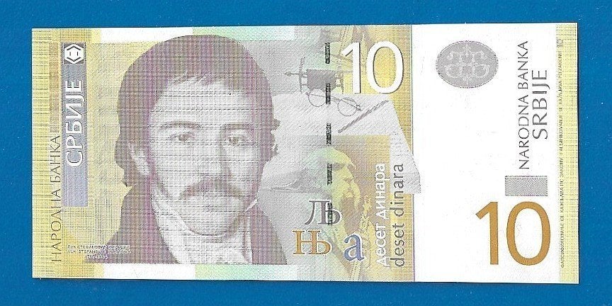 Servië biljet 10 Dinara - 2011, Verzenden, Overige landen