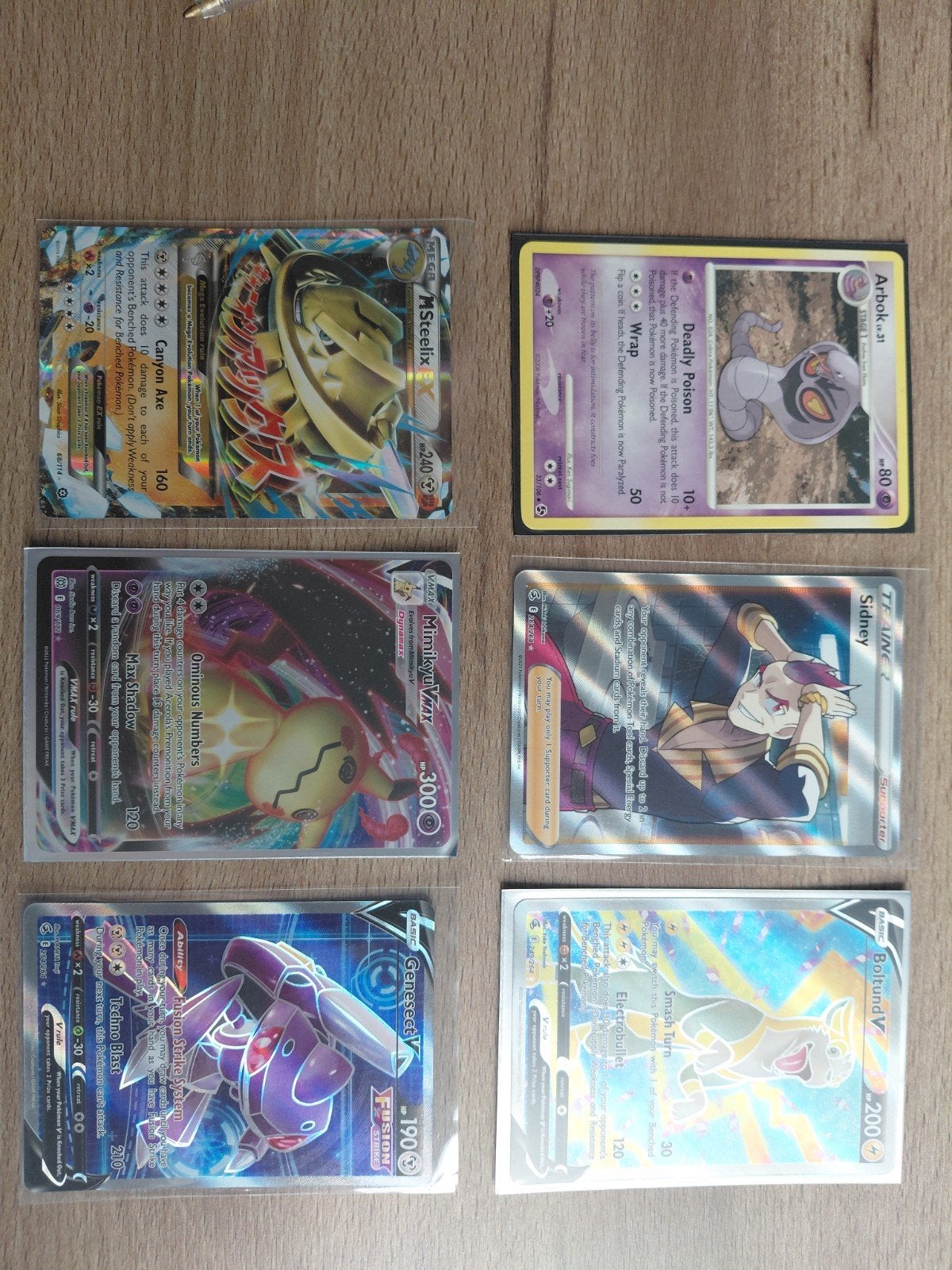6 pokemon kaarten, Hobby en Vrije tijd, Verzamelkaartspellen | Pokémon, Zo goed als nieuw, Meerdere kaarten, Ophalen of Verzenden