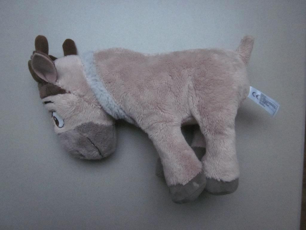 Disney Nicotoy Simba Toys lichtbruin-bruin-grijs rendier knu, Kinderen en Baby's, Speelgoed | Knuffels en Pluche, Ophalen of Verzenden