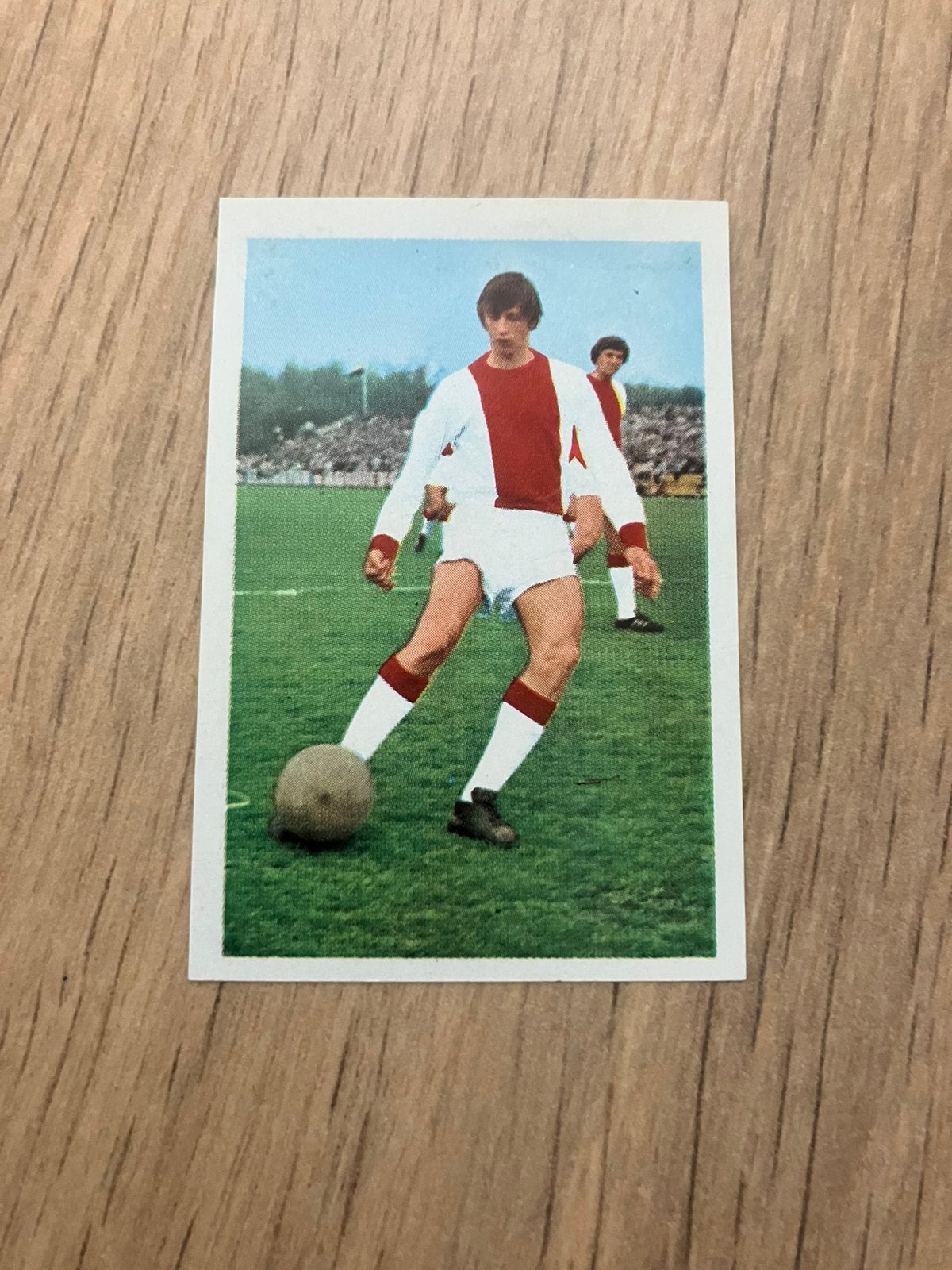 Johan Cruyff panini vanderhout 1970-1971, Ophalen of Verzenden, Gebruikt, Poster, Plaatje of Sticker