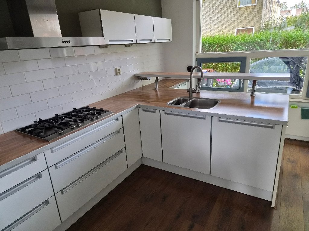 Bruinzeel top keuken, Ophalen, Gebruikt, Wit, Dubbelwandige keuken