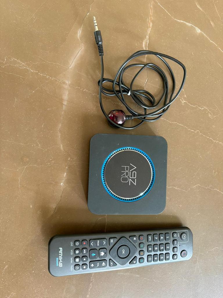 Amiko A9Z Blu IPTV set box, Ophalen of Verzenden, Zo goed als nieuw