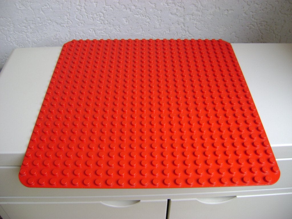 grote rode grondplaat van duplo van 38x38cm, Kinderen en Baby's, Ophalen of Verzenden, Zo goed als nieuw, Grondplaat, Duplo