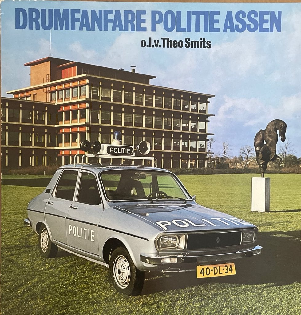 Drumfanfare Politie Assen o.l.v. Theo Smits, Inclusief binnenhoes, LP, Ophalen of Verzenden, Zo goed als nieuw