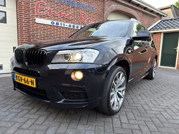BMW X3 xDrive35i M-Sport,HUD,Top View,Trekhaak, Panoramadak, Auto's, BMW, Automaat, Zwart, Vierwielaandrijving, Particulier