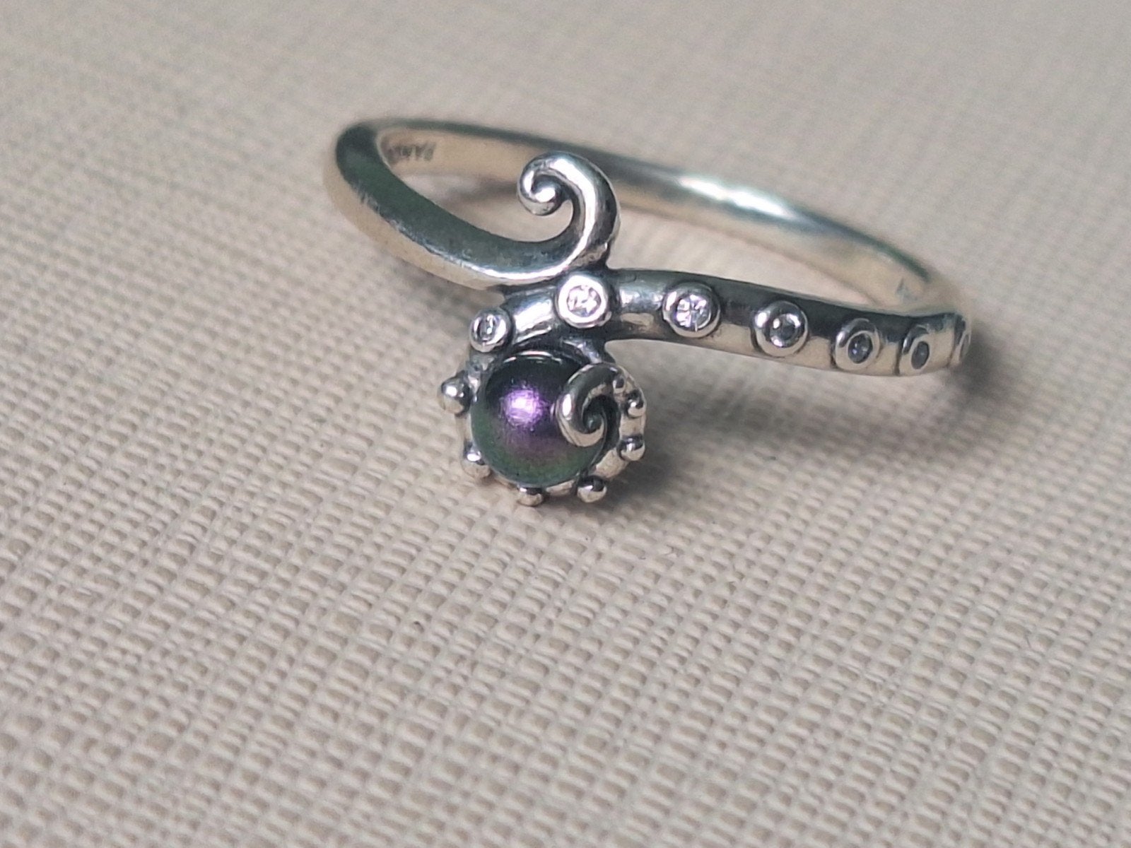 Pandora disney ring., Ophalen of Verzenden, Zo goed als nieuw, Zilver, Pandora