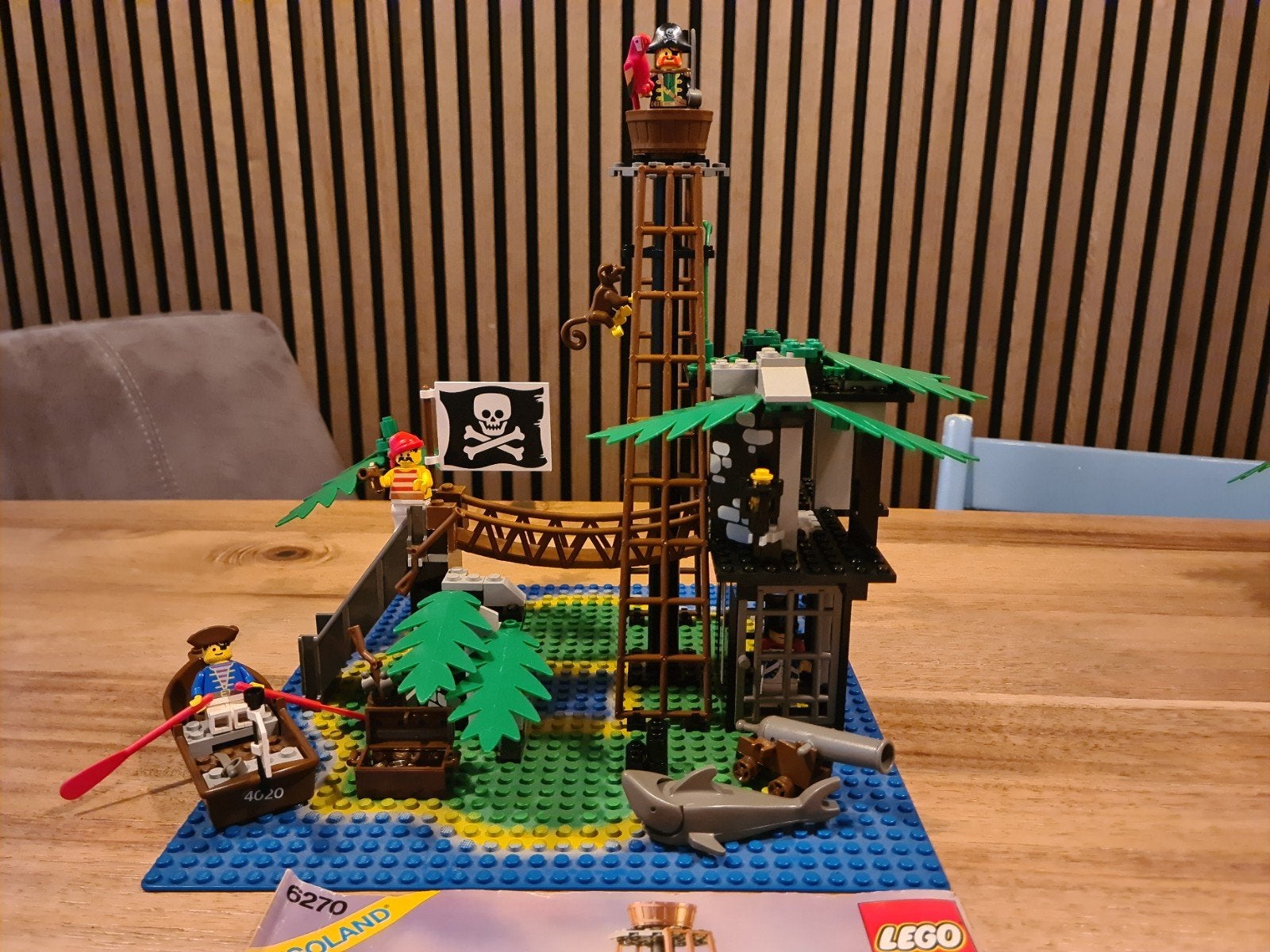 Lego Pirates 6270 Forbidden Island - 100% compleet, Compleet, Lego, Zo goed als nieuw, Complete set