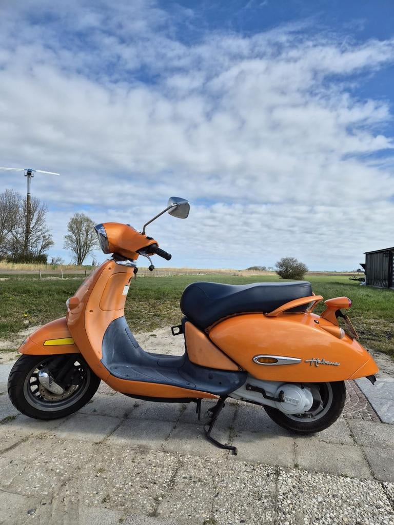 Retro aprillia, Ophalen, Gebruikt, Benzine