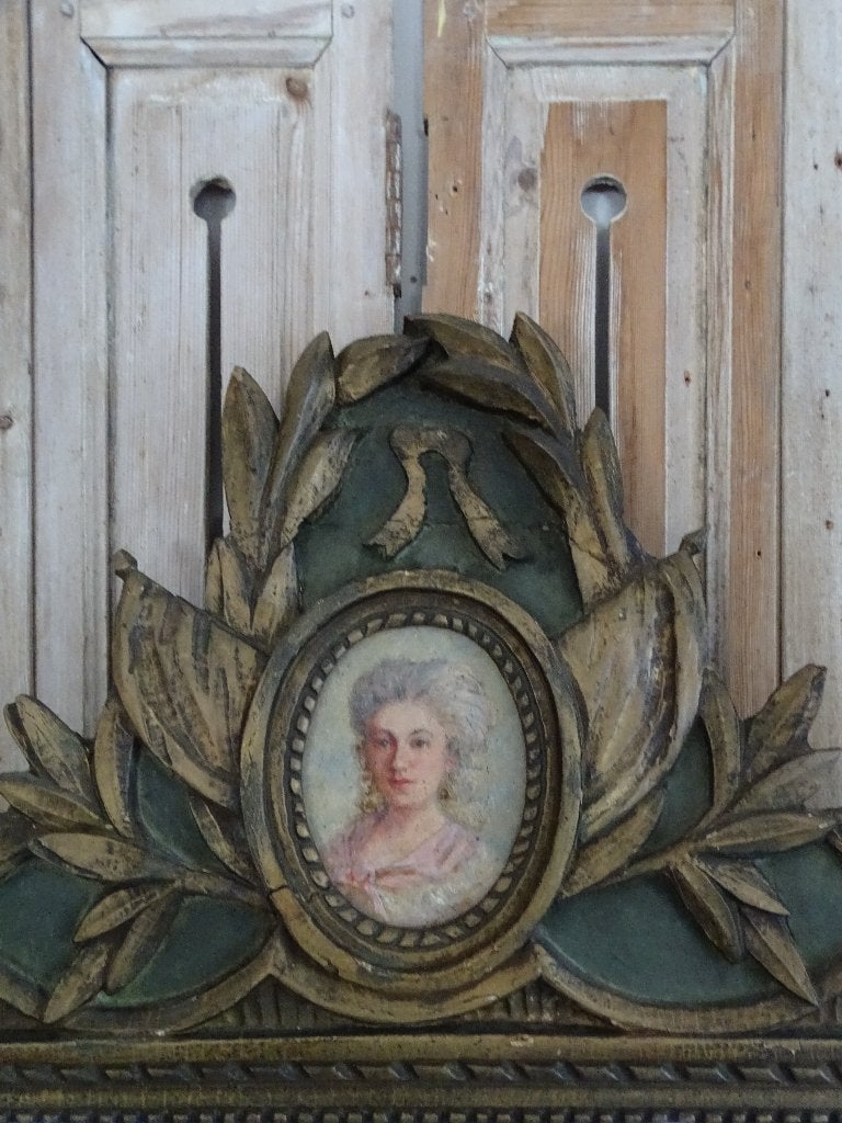 Oude Franse bruidsspiegel, Ophalen of Verzenden