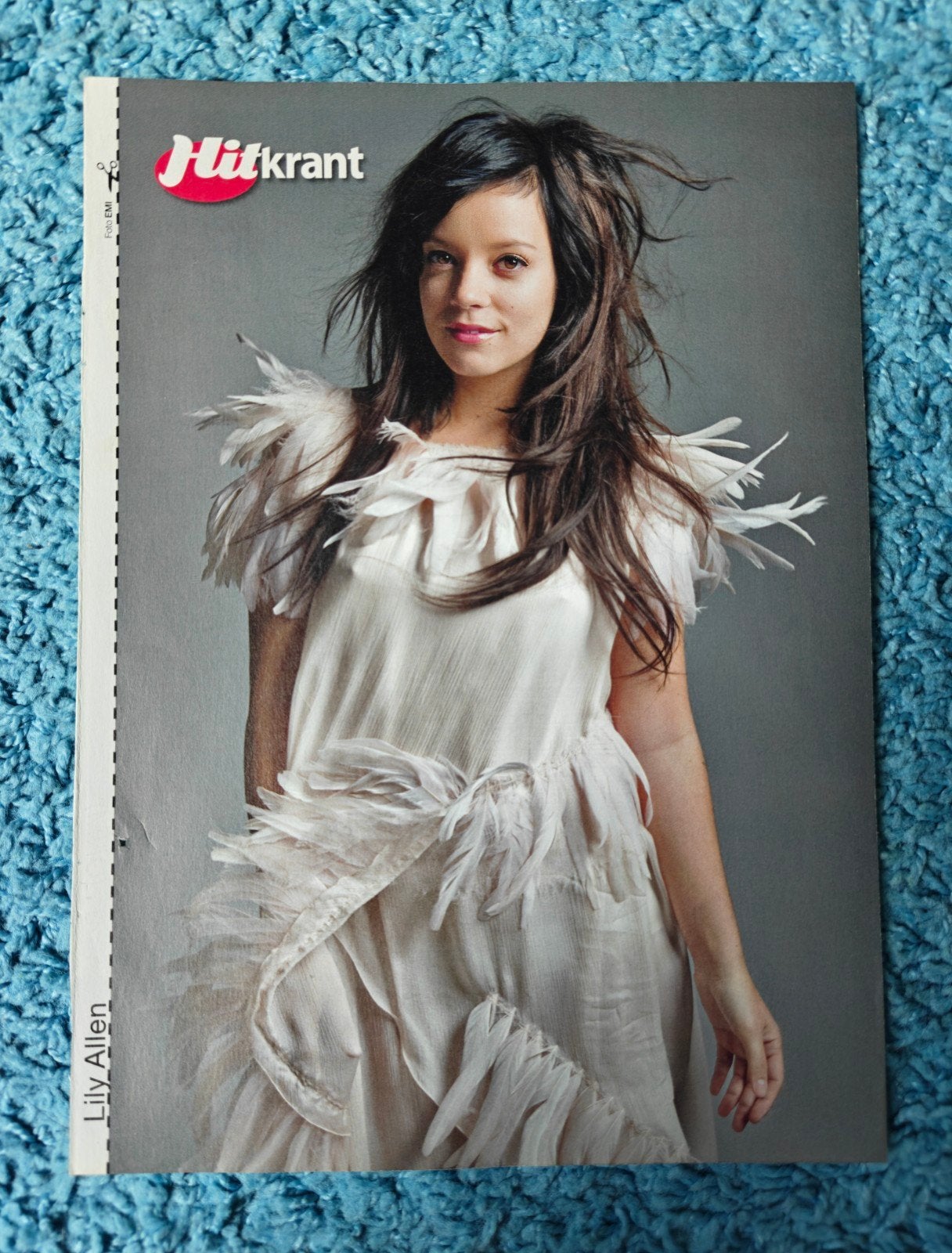 Lily Allen poster hitkrant, Rechthoekig Staand, A4 of kleiner, Nieuw, Ophalen of Verzenden