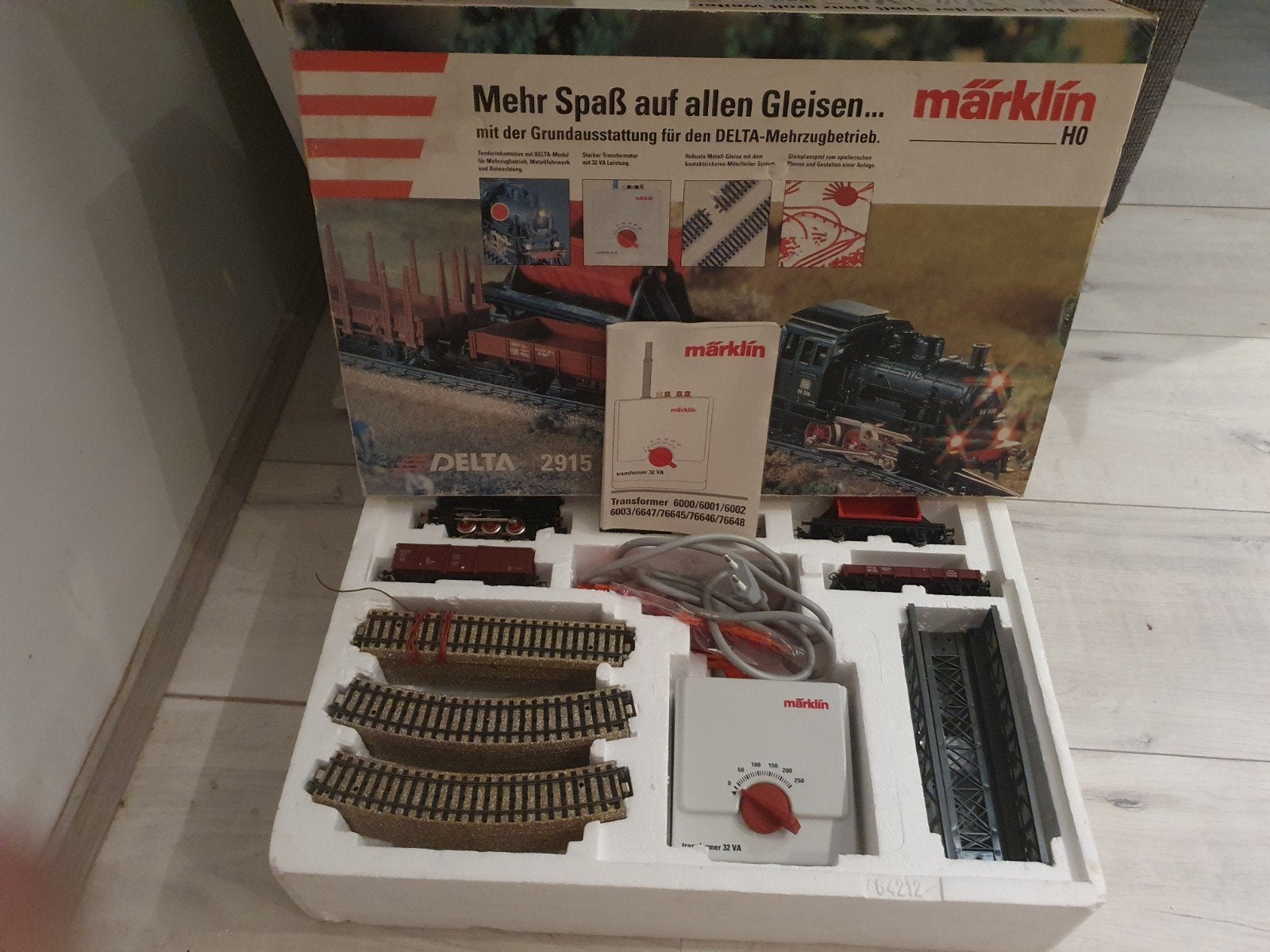 Märklin Treinset Compleet in Doos - HO Delta 2915, Hobby en Vrije tijd, Wisselstroom, Ophalen of Verzenden, Märklin, Gebruikt