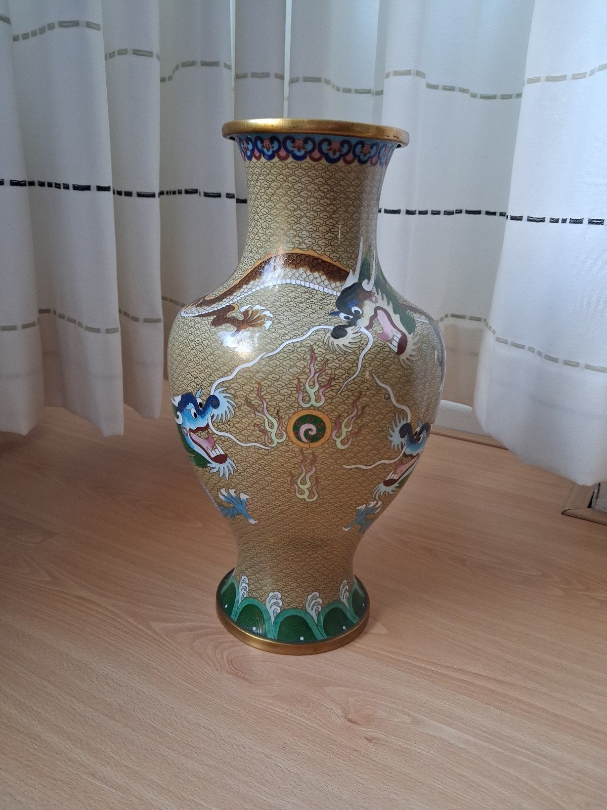 2 antieke emaille vazen, Ophalen