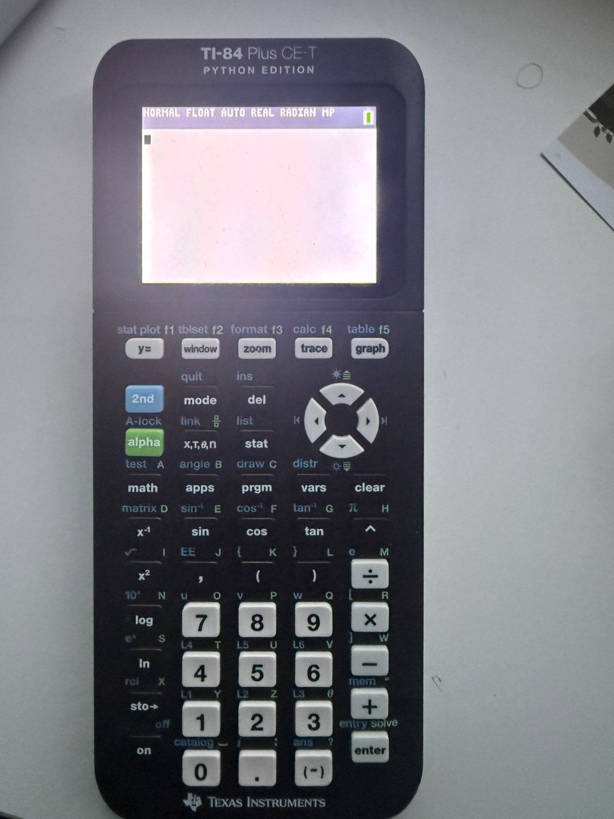 TI-84 plus ce-t python edition zo goed als nieuw + oplader, Ophalen of Verzenden, Zo goed als nieuw