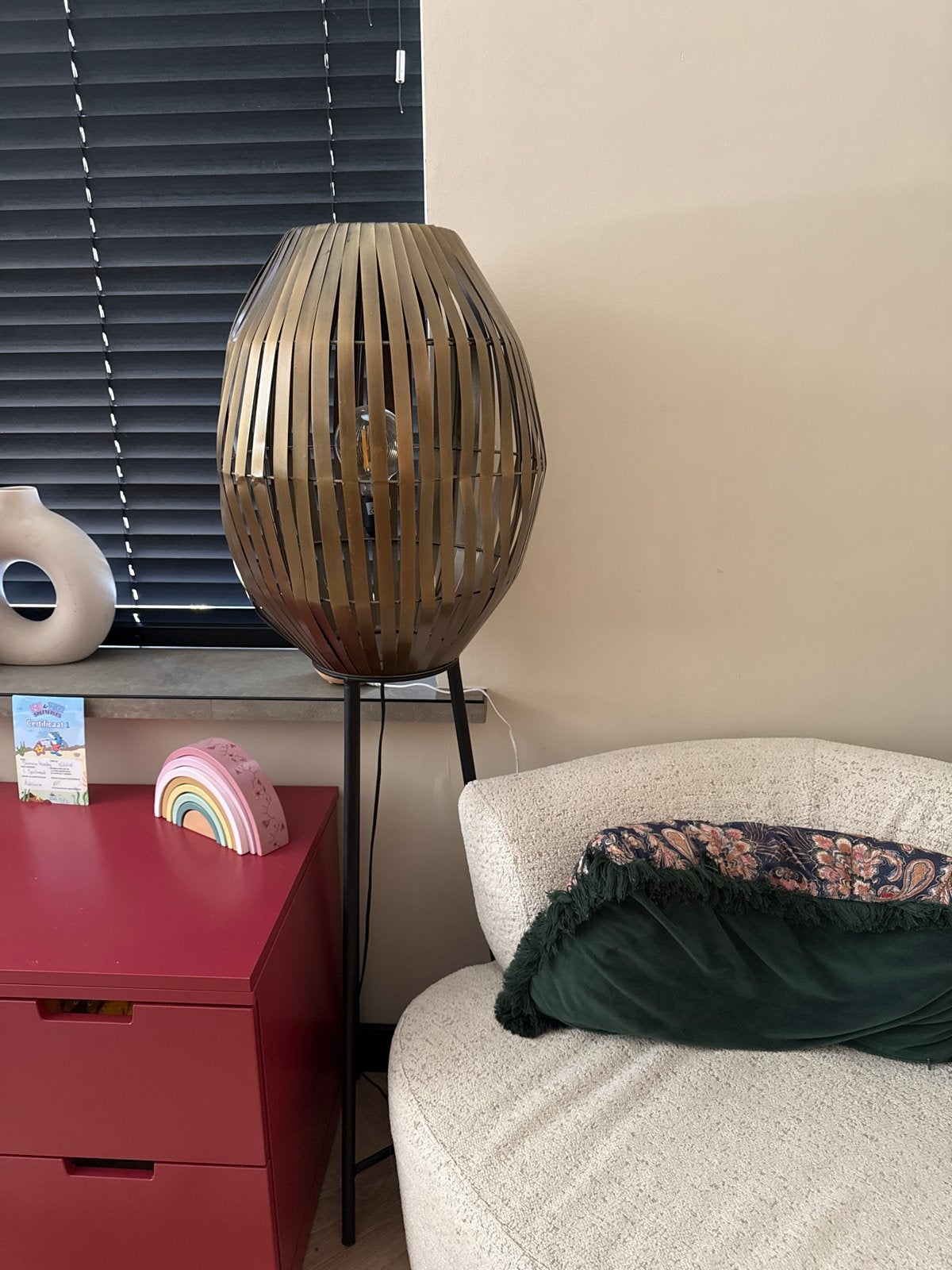 Mooie vloerlamp Light & Living, Ophalen, Gebruikt, 100 tot 150 cm, E27 (groot)