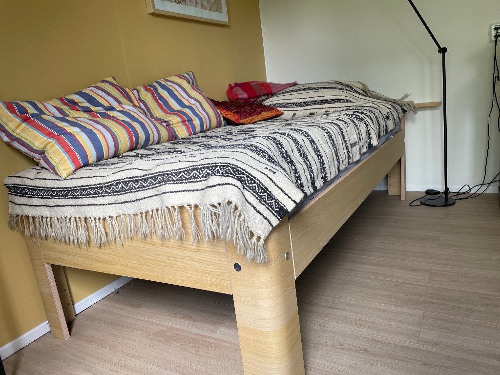 senioren bed, Ophalen, 100 cm, Zo goed als nieuw, 200 cm