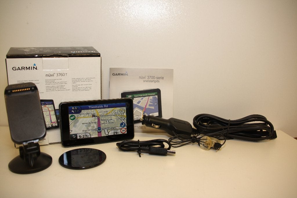 Garmin Nüvi 3760T compleet in doos. Nieuwstaat., Ophalen of Verzenden, Zo goed als nieuw