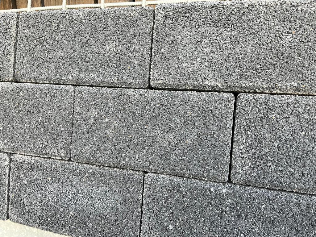 Partij Betonklinkers antraciet met structuurlaag, Tuin en Terras, Tegels en Klinkers, Ophalen of Verzenden, Nieuw, Keramiek, Klinkers