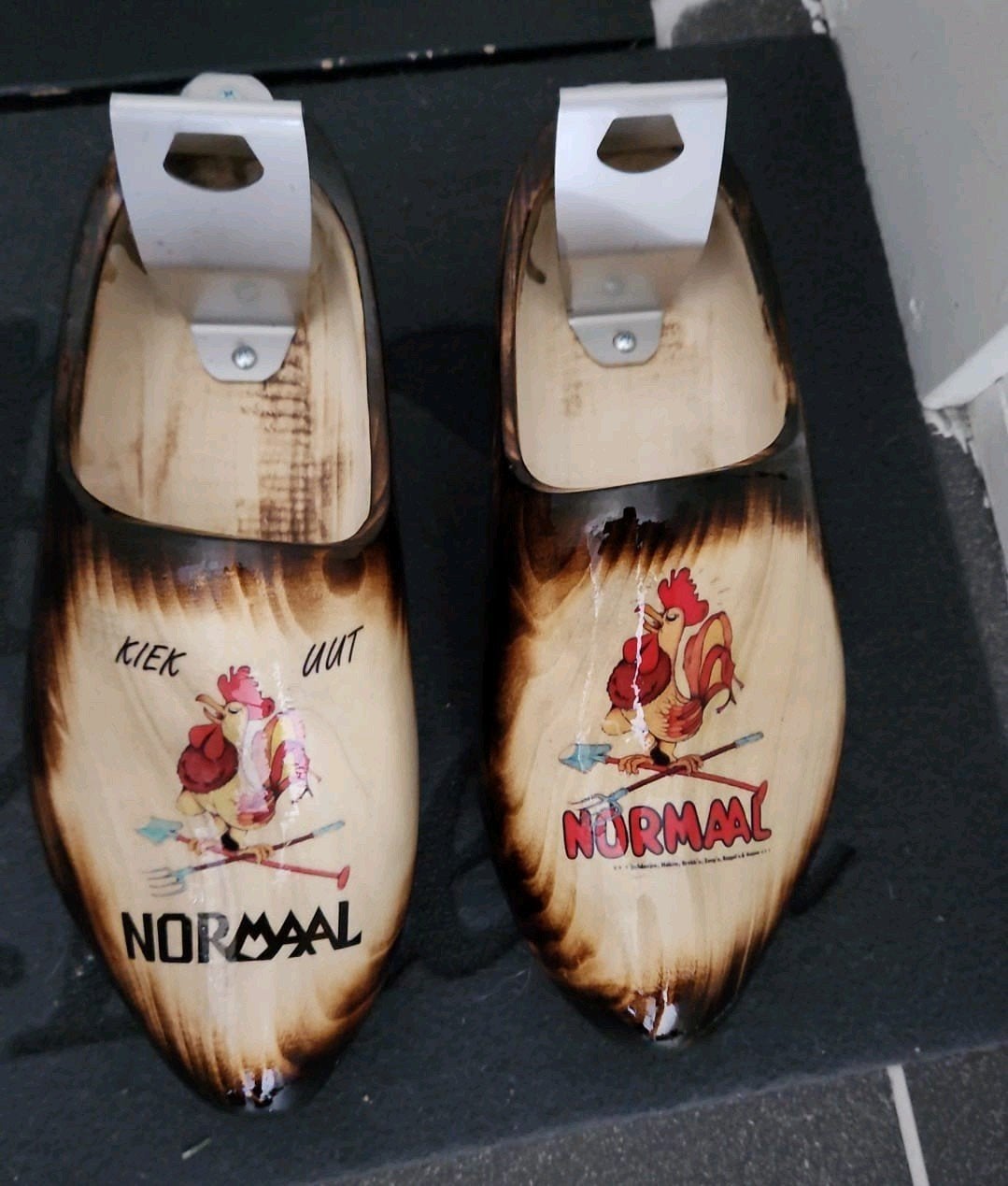 Mooie NORMAAL klomp opener doppenvanger, Verzamelen, Ophalen of Verzenden, Nieuw, Reclamebord