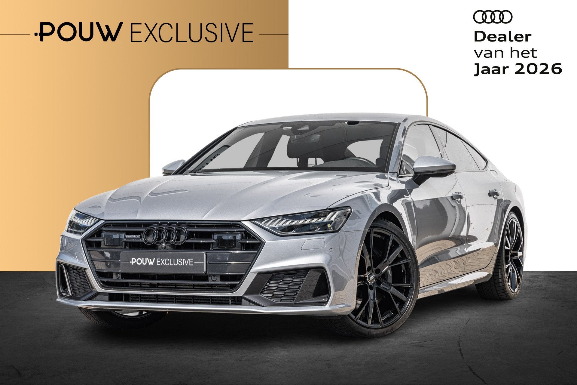 Audi A7 Sportback 50 TFSIe 299pk quattro Pro Line S | Trekha, Auto's, Audi, Gebruikt, 4 cilinders, 4 stoelen, Plug-in hybride