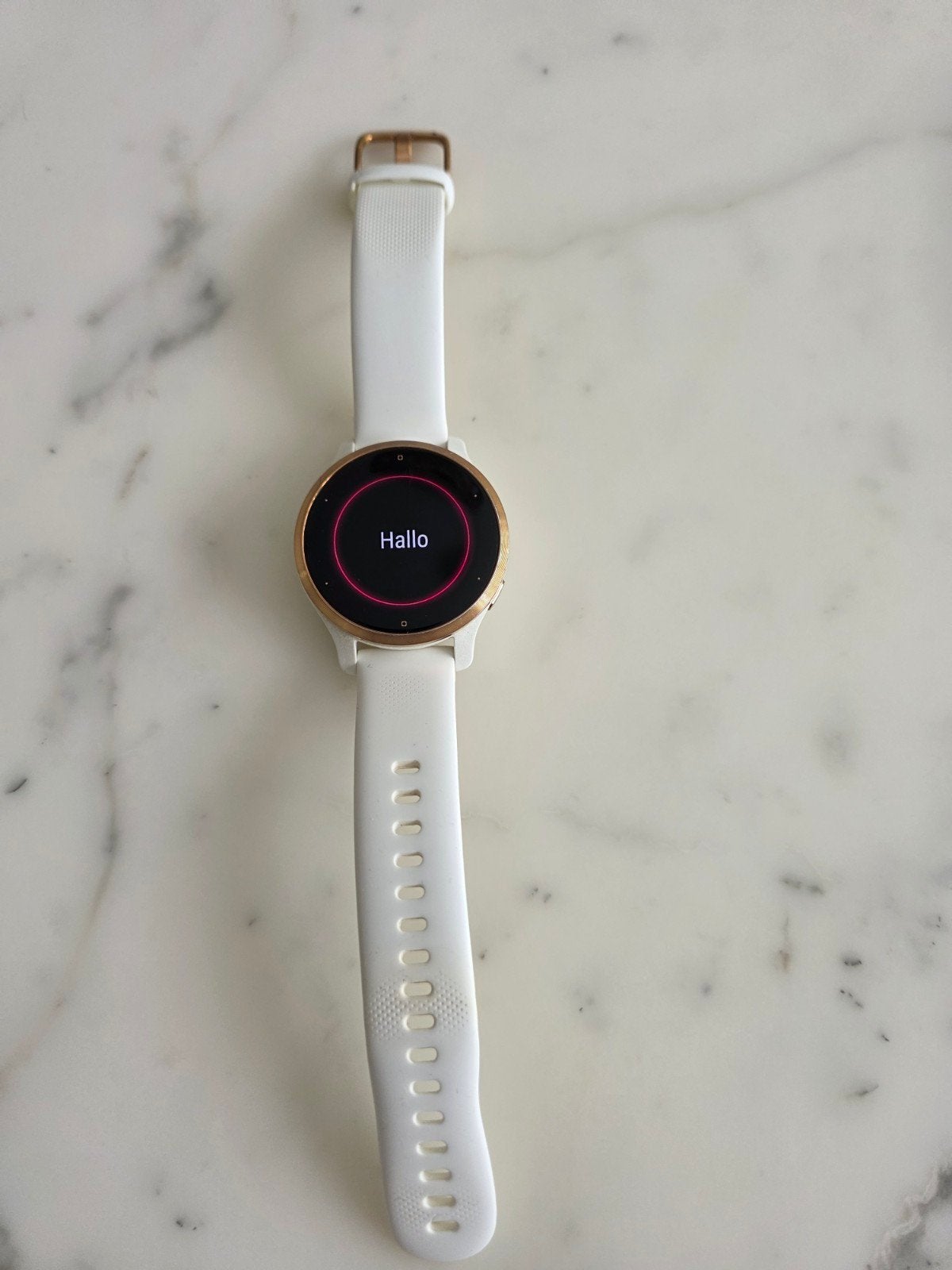 Garmin venu 2s horloge als nieuw met oplader, Wit, Garmin, Ophalen of Verzenden, Zo goed als nieuw