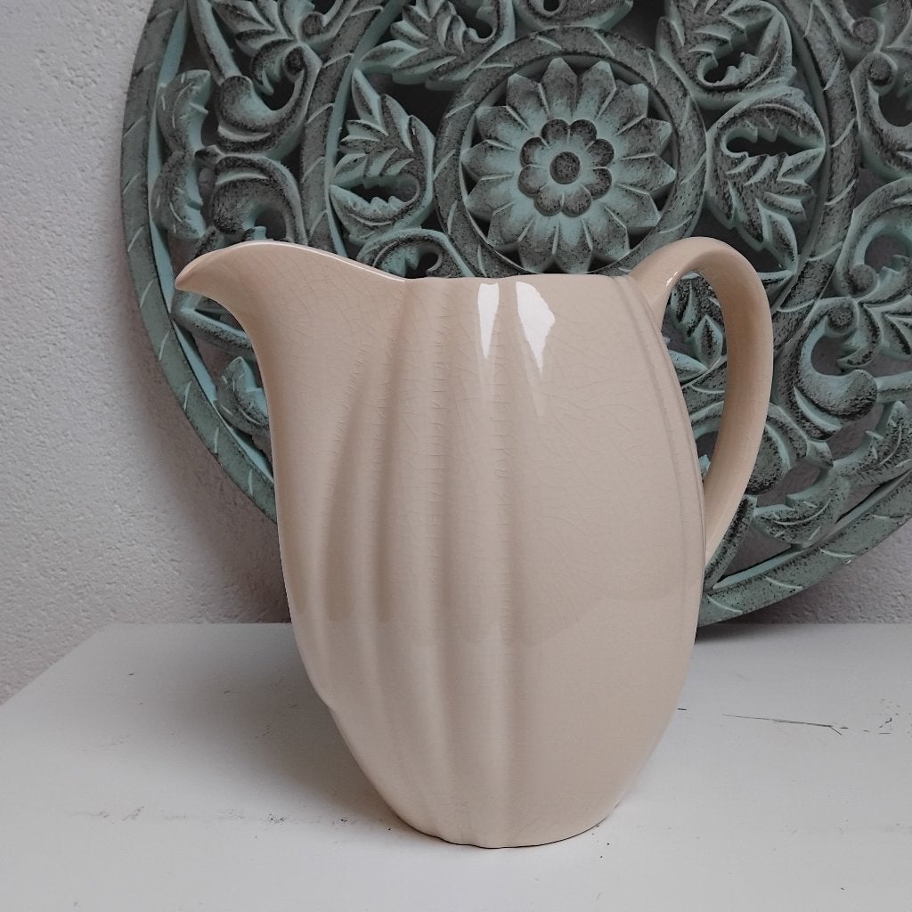 Off white, Gertrude waterkan / melkkan, Antiek en Kunst, Antiek | Servies los, Ophalen of Verzenden