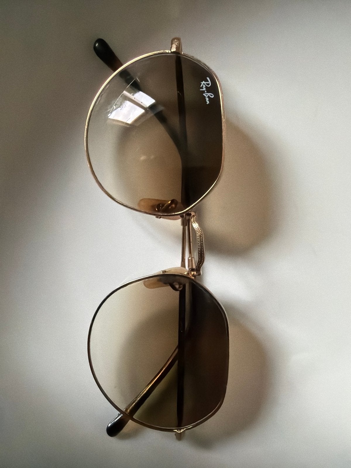 Ray-Ban Zonnebril - Vintage Stijl, Ophalen, Gebruikt, Zonnebril, Bruin