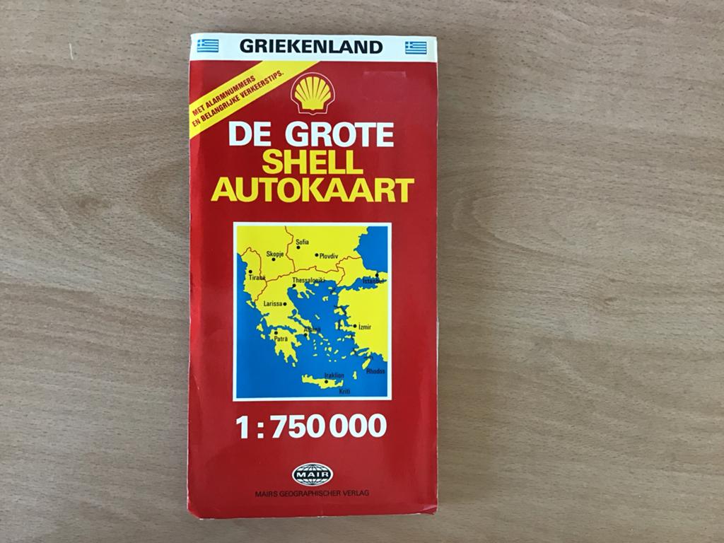 Griekenland, wegenkaart, Boeken, Atlassen en Landkaarten, Ophalen of Verzenden, Zo goed als nieuw, 2000 tot heden, Landkaart