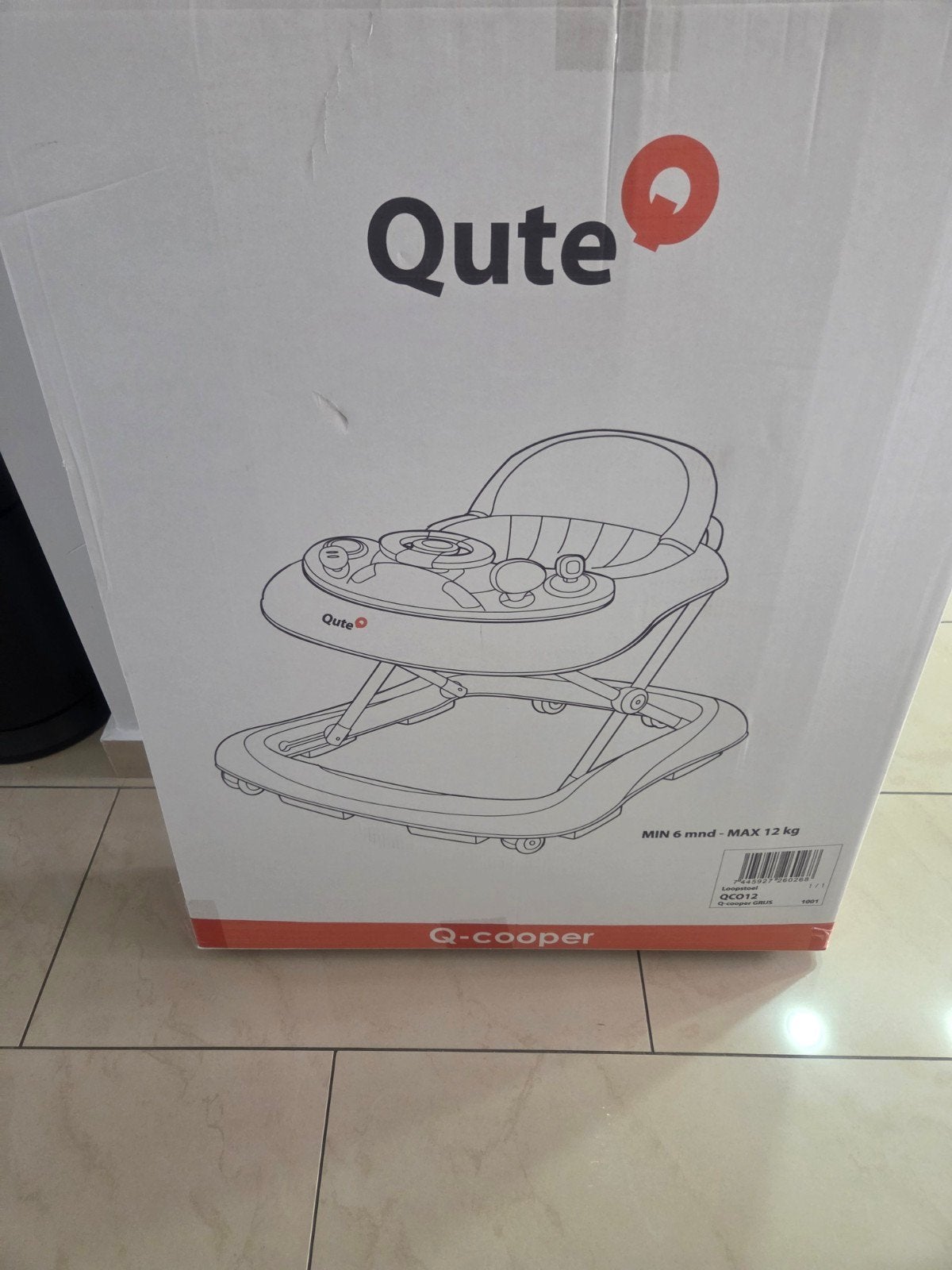 Qute loopstoel - Zo goed als nieuw, Ophalen, Zo goed als nieuw, Overige typen, Met wieltjes