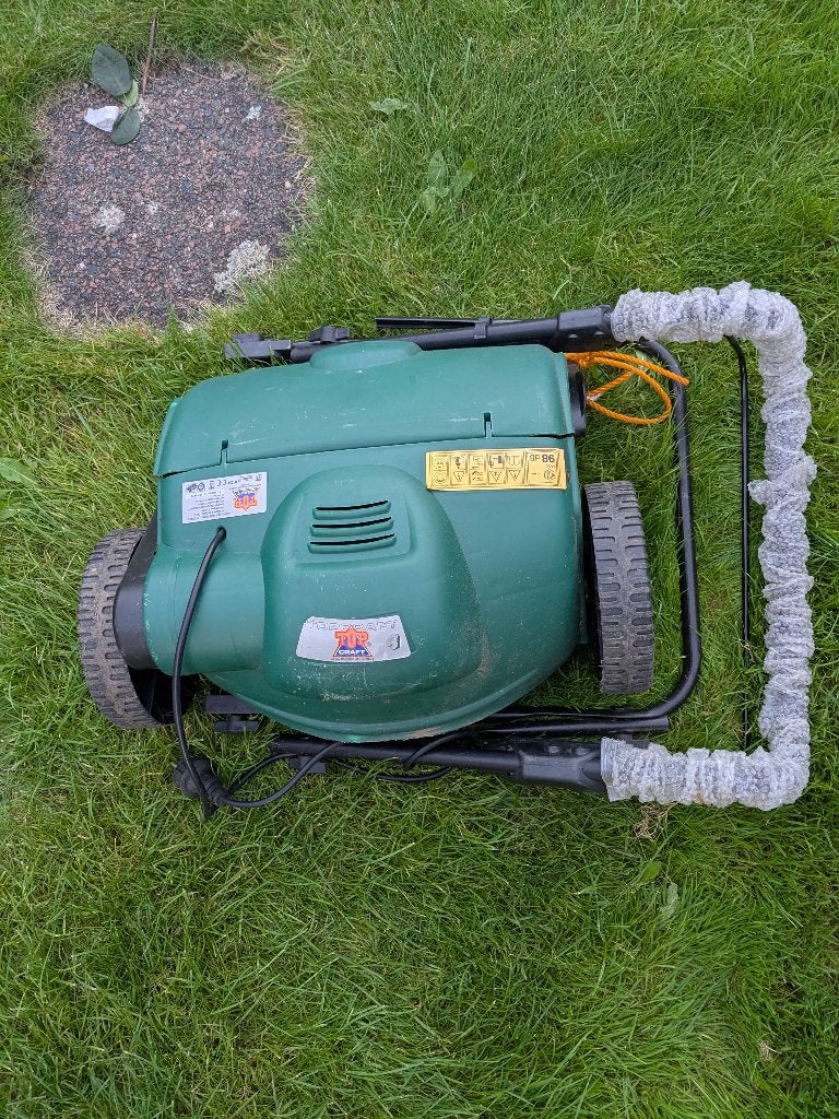 Top Craft elektrische grasmaaier met opvangbak, Ophalen of Verzenden, Gebruikt, Elektrisch, Top Craft