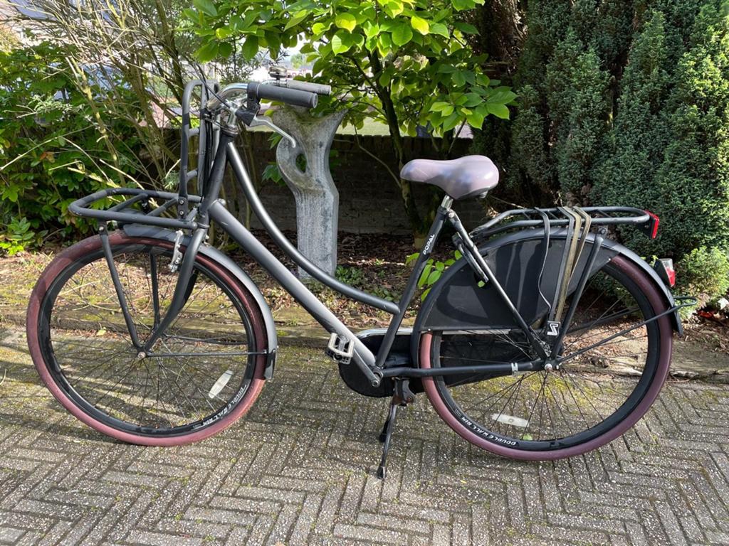 Popal Transportfiets 28 inch - Stevige Damesfiets, Fietsen en Brommers, Terugtraprem, Gebruikt, 50 tot 53 cm, Ophalen