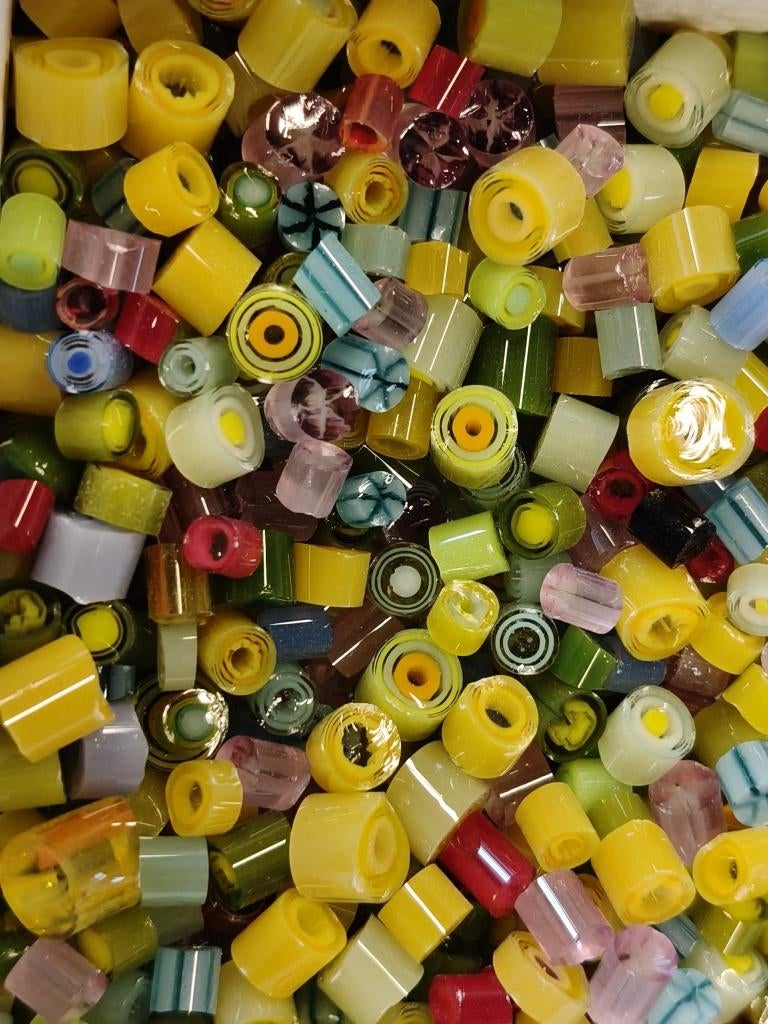 Glas Millefiori / Murrini (coe90) voor in hotpot & glasoven, Ophalen of Verzenden, Nieuw, Overige typen