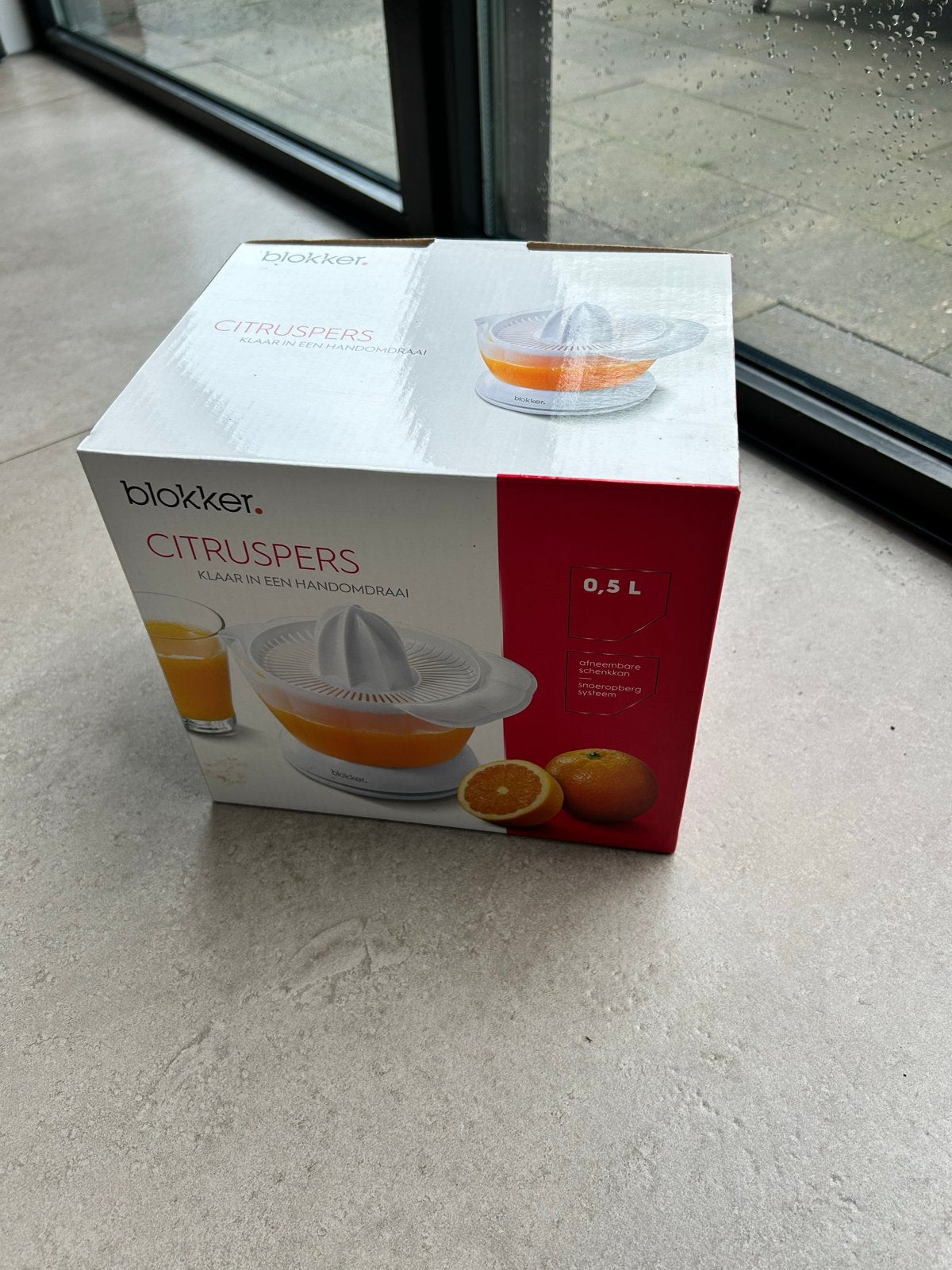 Blokker Citruspers 0,5 L - Klaar in een handomdraai, Witgoed en Apparatuur, Minder dan 1 liter, Ophalen of Verzenden, Nieuw