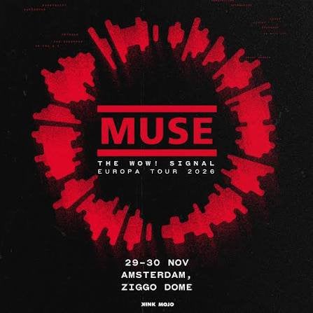 MUSE - Ziggo Dome 29 nov. - Top zitplaatsen (Vak 111), Twee personen, November